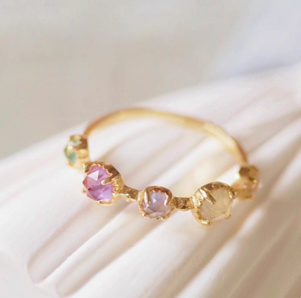 Celestia Orbit – Adjustable Planet Stone Ring