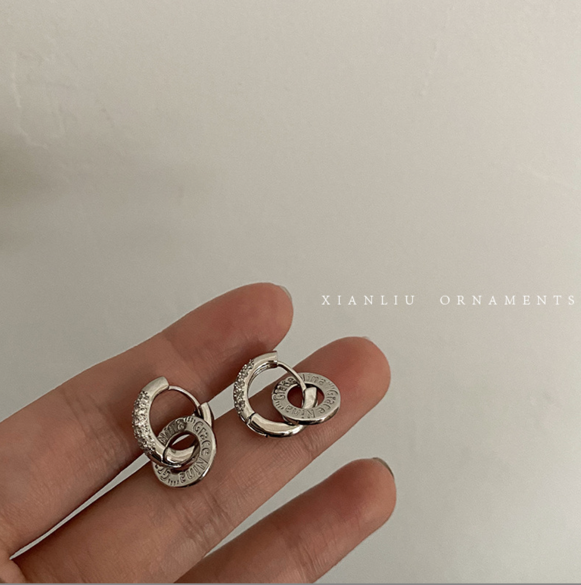 Dual Gleam | Convertible Zircon Hoop Studs