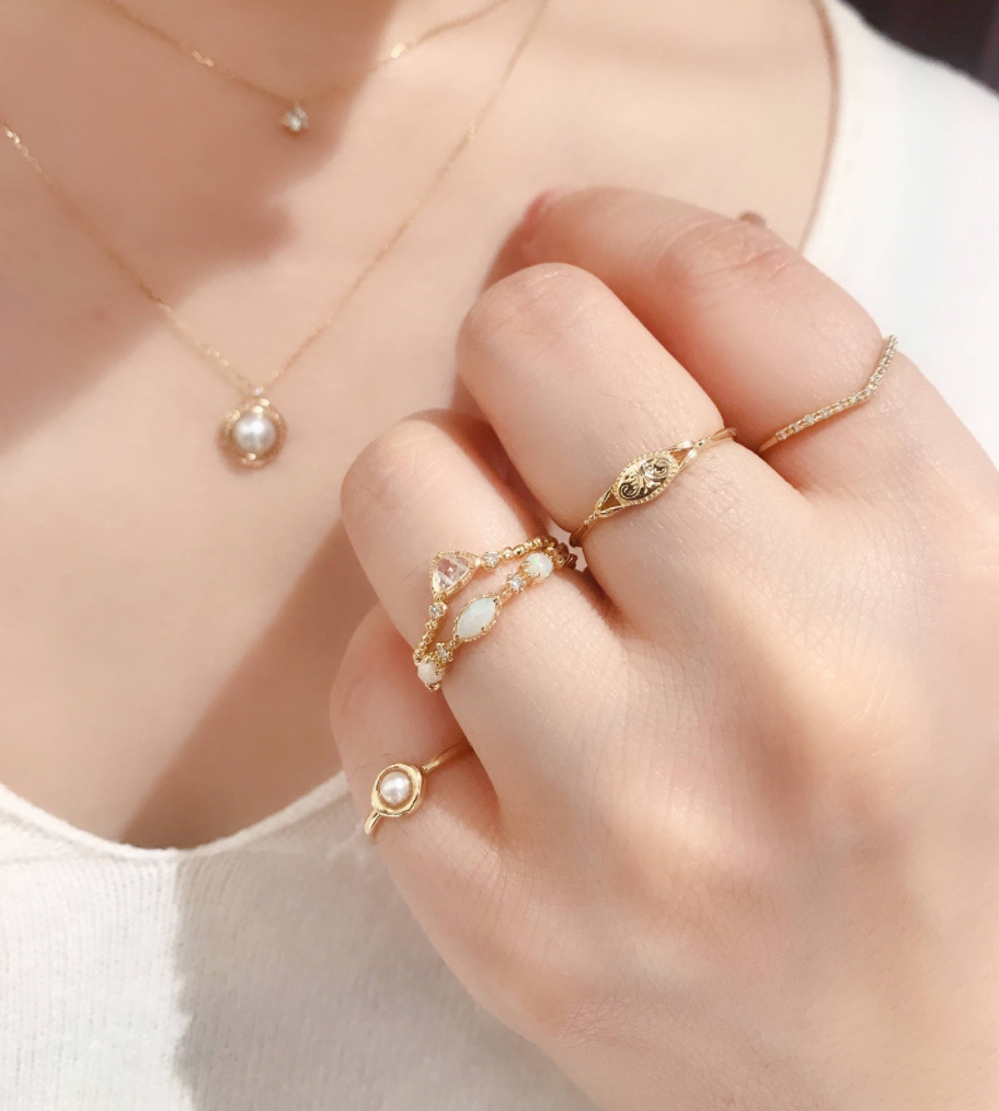 Elaria | Opal Bloom Adjustable Ring
