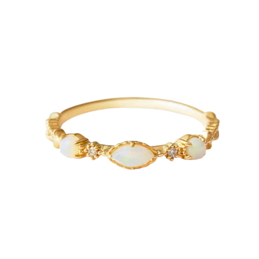 Elaria | Opal Bloom Adjustable Ring